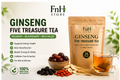 Ginseng Five Treasure Tea | Natural Herbal Tea | 25 Tea Bags