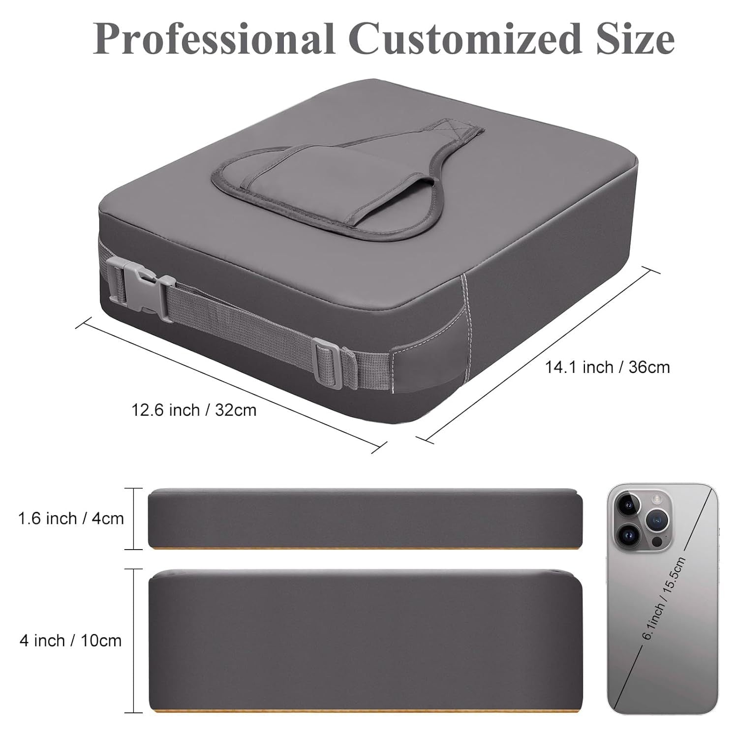 Adjustable Children Booster Seat Cushion