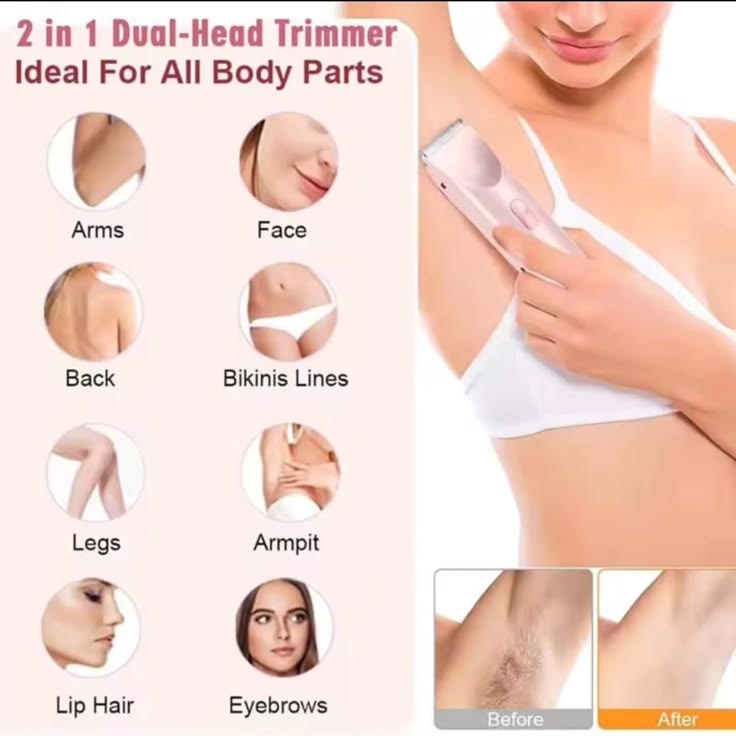 Dual Head Women's Shaver